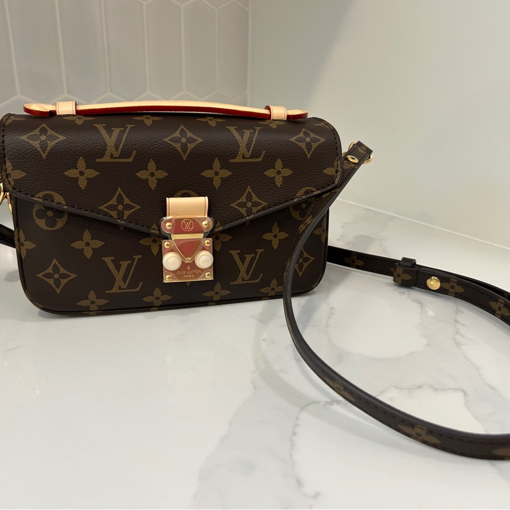 Brown Monogram Crossbody Bag